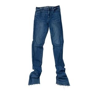 Stacked American Eagle Outfitters Mid Rise Stretch Jeans